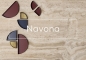Preview: Flaviker Navona Boden- und Wandfliese Honey Cross 30x60 cm