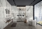 Preview: Flaviker Supreme Evo Boden- und Wandfliese Grey Amani Matt 60x120 cm