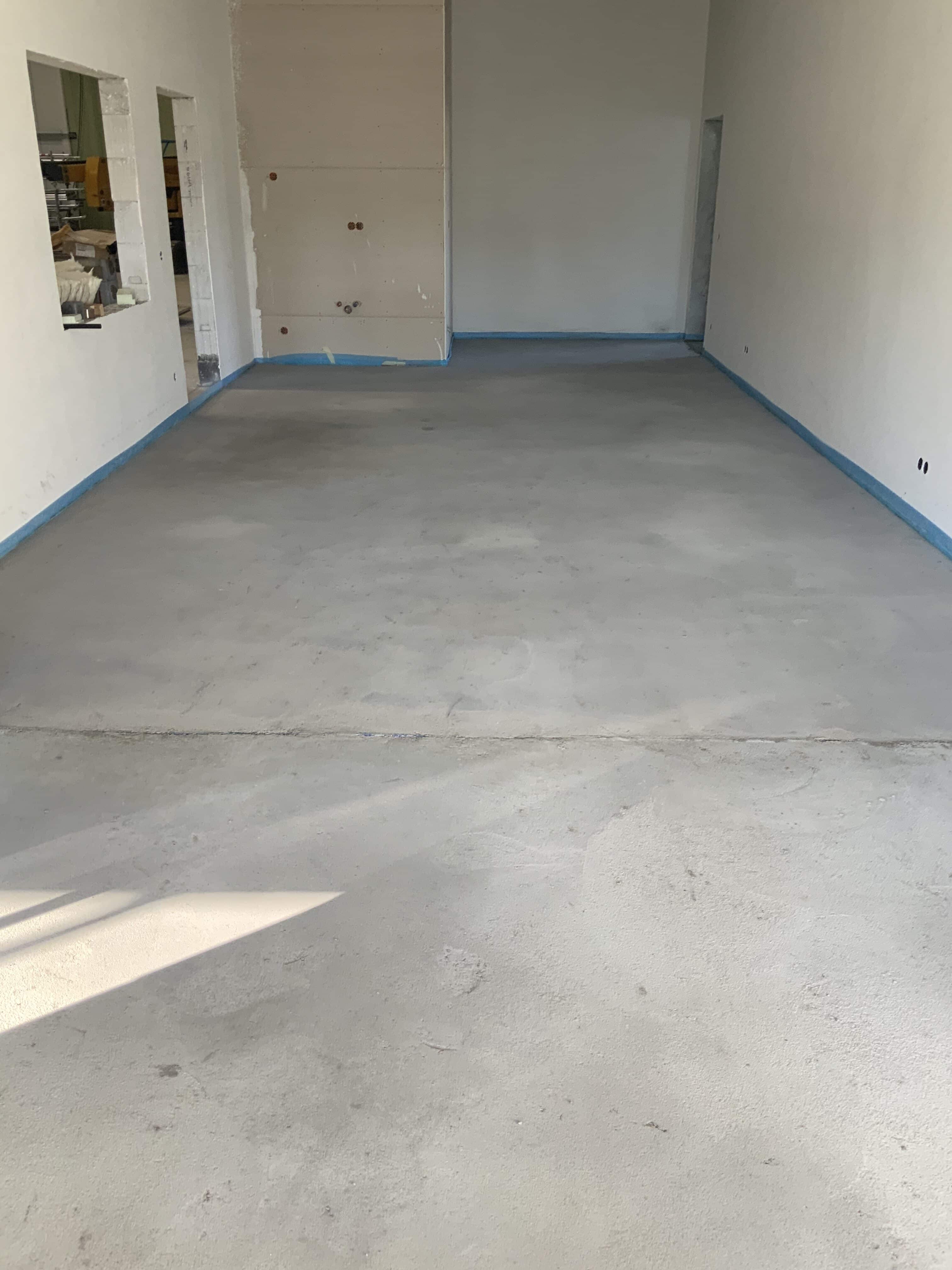 Sollbruchstelle im Estrich