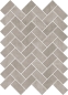 Preview: Keraben Boreal Mosaik Espiga Grey 34x25 cm - matt