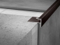 Preview: Schlüter VINPRO-STEP Kantenschutzprofil (Treppe) antik bronze gebürstet Höhe: 3 mm