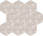 Preview: Keraben Underground Mosaik Cube Taupe Natural 26x30 cm