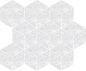 Preview: Keraben Underground Mosaik Cube White Natural 26x30 cm