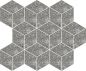 Preview: Keraben Underground Mosaik Cube Graphite Natural 26x30 cm