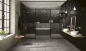 Preview: Pastorelli Freespace Wand- und Bodenfliese Dark Grey 60x120 cm