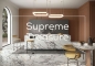 Preview: Flaviker Supreme Treasure Wandfliese Greylac Platinum Lux 40x120 cm