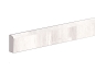 Preview: Keraben Luxury Sockel White matt-soft 8x90 cm
