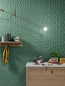 Preview: Love Tiles Genesis Leaf Green Matt 30x60 cm Wanddekor