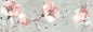 Preview: Love Tiles Sense Floral Natural 35x100 cm Wanddekor