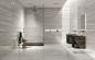 Preview: Margres Prestige Travertino Grey Poliert Boden- und Wandfliese 60x120 cm
