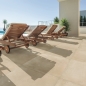 Preview: PrimeCollection UniPLUS Outdoor Sand Terrassenplatte rektifiziert 80x80 cm