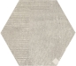 Preview: Provenza Gesso Pearl Grey Dekor Esagona Patchwork 25,5x29,4 cm