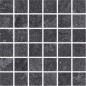 Preview: PrimeCollection QuarzStone Mosaik 5x5 Black 30x30 cm