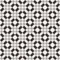 Preview: Sant Agostino Patchwork B&W 2 Naturale Boden- und Wandfliese 20x20 cm