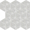 Keraben Underground Mosaik Cube Grey Natural 26x30 cm