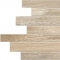 Casa dolce casa Wooden Tile of CDC Listello Sfalsato Almond 20x60 cm