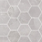 Sant Agostino Oxidart Silver Naturale Mosaik Hexagon 26x30 cm