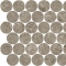 Margres Pure Stone Grey Anpoliert Mosaik Circles 28x32 cm