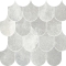 Mirage Cosmopolitan White Crystal Poliert Dekor Plume 30x30 cm