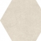 Provenza Eureka Bianco 6-Eck Boden- und Wandfliese 22x19,3 cm
