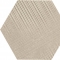 Provenza Eureka Sabbia Dekorfliese 6-Eck Tartan 22x19,3 cm
