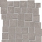 Provenza Groove Mosaico Penta Bright Grey Matte 33x28,7 cm