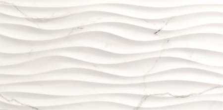 Love Tiles Precious Calacatta Matt Wanddekor Curl 35x70 cm