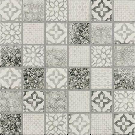 Jasba Pattern Mosaik "Vola" Vola grau 5x5 cm