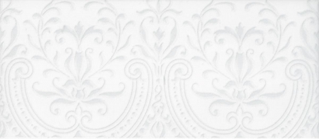 PrimeCollection Vintage Wall Dekor White glänzend 11x25 cm