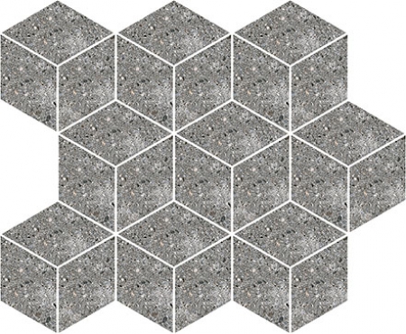 Keraben Underground Mosaik Cube Graphite Natural 26x30 cm
