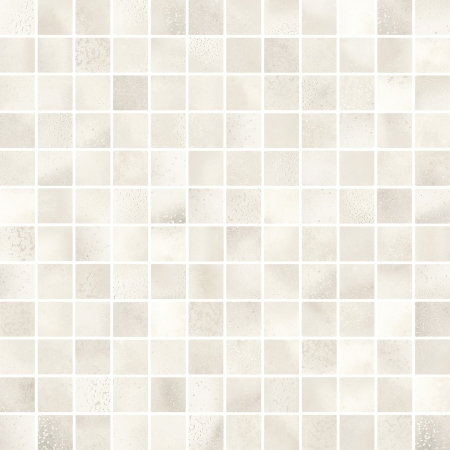 Agrob Buchtal Karl Mosaik White 2,5x2,5 cm - glänzend strukturiert