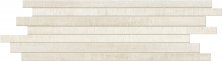 Casa dolce casa Wooden Tile of CDC Listello Sfalsato White 20x60 cm