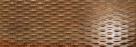 Love Tiles Metallic Corten Wanddekor Grain 35x100 cm