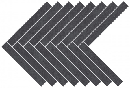 Agrob Buchtal Like Graphite Bordüre Tweed Matte 30x44,5 cm