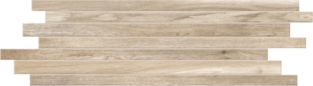 Florim Creative Design Wooden Tile Almond Naturale Dekor Listello 20x60 cm