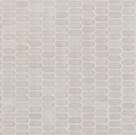 Florim Creative Design Neutra 6.0 01 Bianco Mosaico C Vetro Lux 1,6x3,2 cm