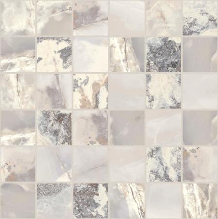 Florim Creative Design Onyx&More White Blend Glossy Mosaik 5x5 cm