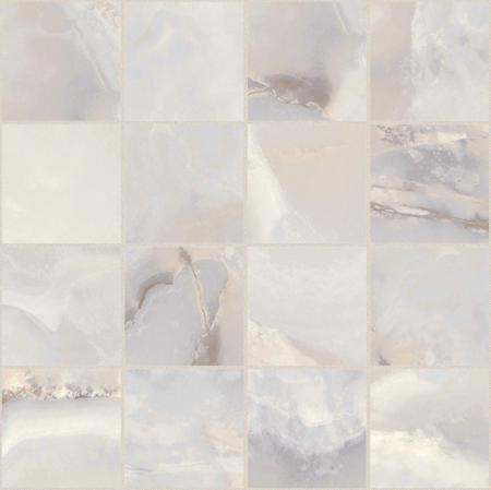 Florim Creative Design Onyx&More White Onyx Glossy Mosaik 7,5x7,5 cm 6 mm