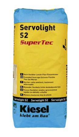 Kiesel Servolight S2 SuperTec Leicht-Flex-Fliesenkleber 15 kg Sack