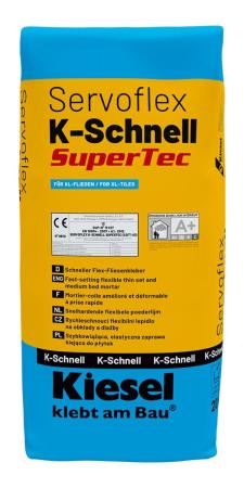 Kiesel Servoflex K-Schnell SuperTec Flex-Fliesenkleber 20 kg Sack