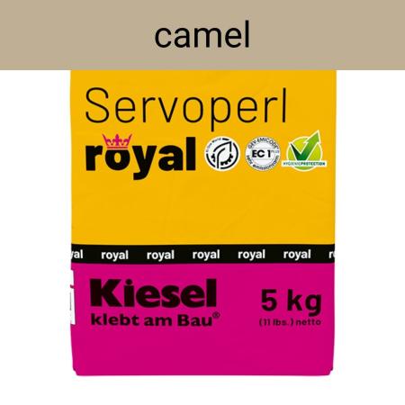 Kiesel Servoperl royal camel flexible Premiumfuge 5 kg Papierbeutel