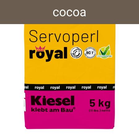 Kiesel Servoperl royal cocoa flexible Premiumfuge 5 kg Papierbeutel