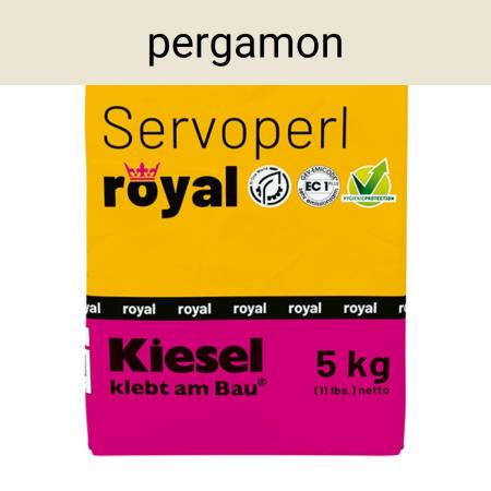 Kiesel Servoperl royal pergamon flexible Premiumfuge 5 kg Papierbeutel