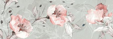 Love Tiles Sense Floral Natural 35x100 cm Wanddekor