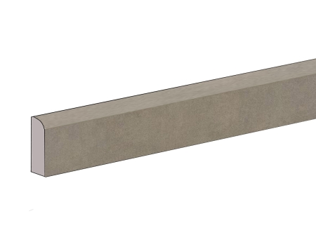 Margres Extreme Extra Low Grey Natural Sockel 8x120 cm
