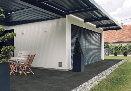 PrimeCollection MatPLUS Outdoor Antracite Terrassenplatte rektifiziert 60x60 cm