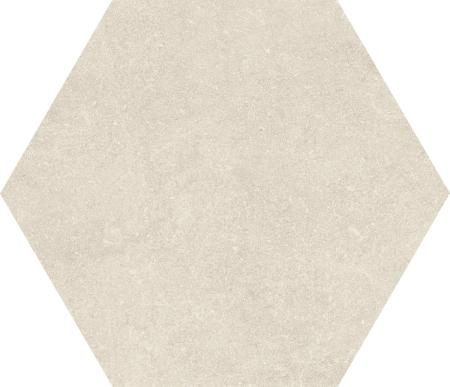 Provenza Eureka Bianco 6-Eck Boden- und Wandfliese 22x19,3 cm
