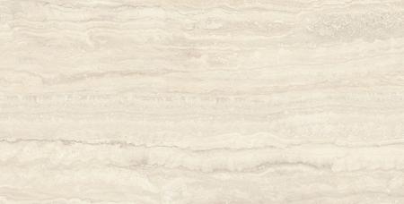 Provenza Unique Travertine Boden- und Wandfliese White Vein Cut glänzend 60x120 cm