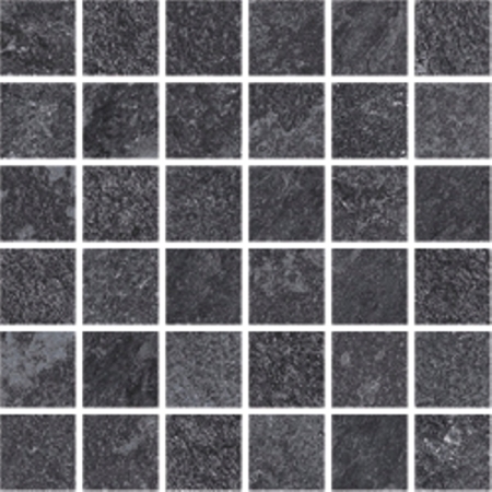 PrimeCollection QuarzStone Mosaik 5x5 Black 30x30 cm