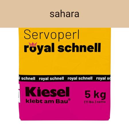 Kiesel Servoperl royal schnell sahara flexible Premiumfuge 5 kg Papierbeutel